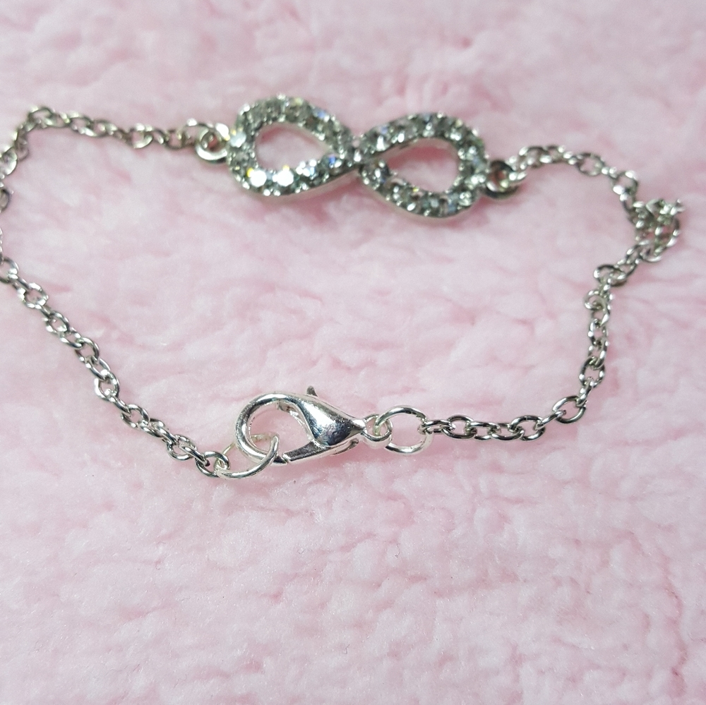 Crystal eternity bracelet